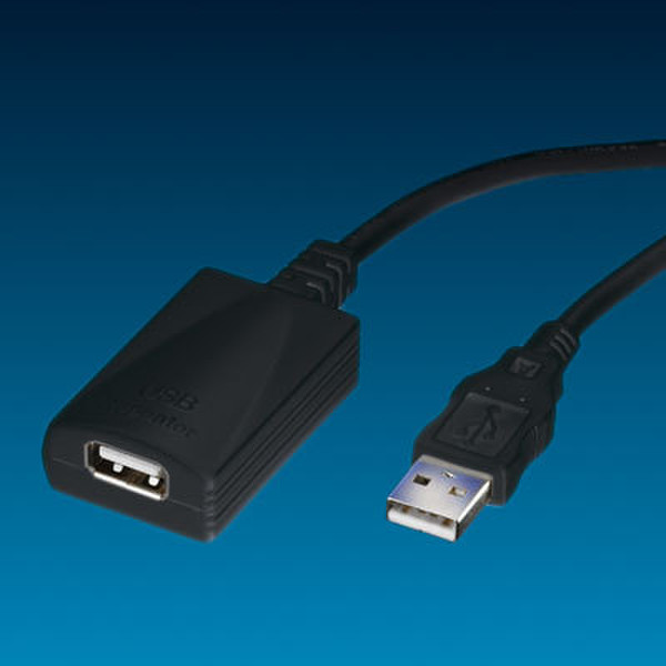 Rotronic USB 2.0 1 Port 5m 5m USB A USB A Schwarz