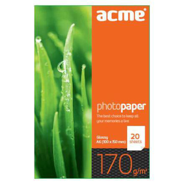 Acme United 170 g/m2, glossy Gloss фотобумага