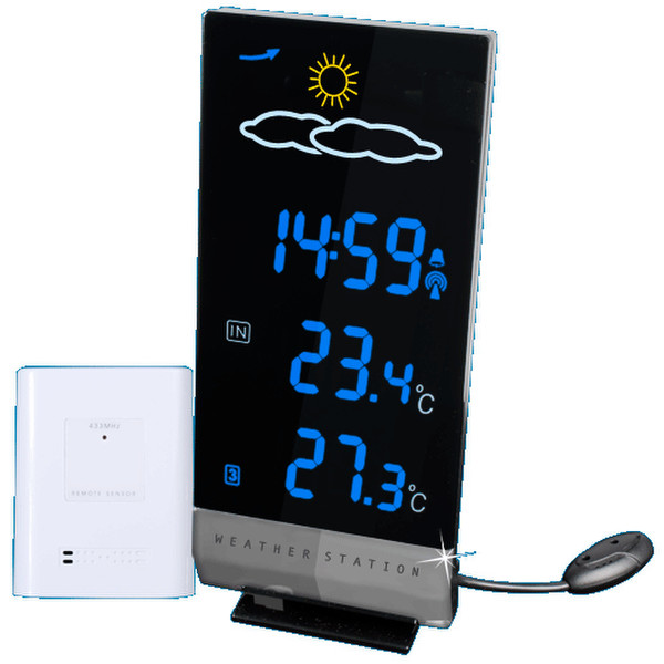 Alecto WS-1900 Black,Silver weather station