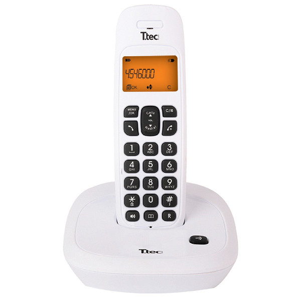 T.tec TD150 DECT Идентификация абонента (Caller ID) Белый