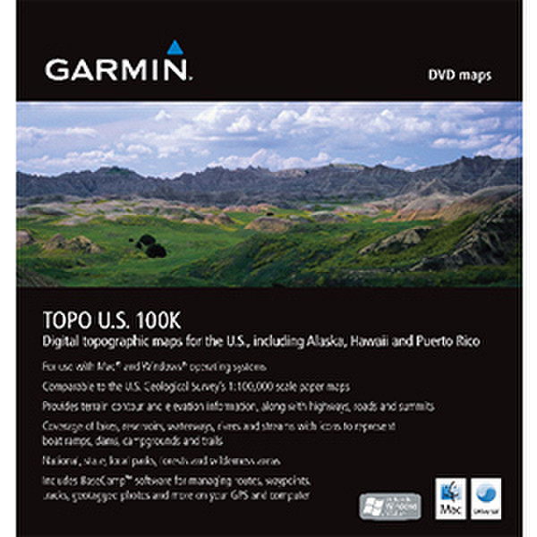 Garmin TOPO U.S. 100K