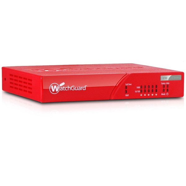 WatchGuard XTM 25 & 1-Y LiveSecurity Bundle 240Мбит/с аппаратный брандмауэр