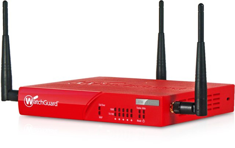 WatchGuard XTM 26-W + 3Y Email Security 540Mbit/s Firewall (Hardware)