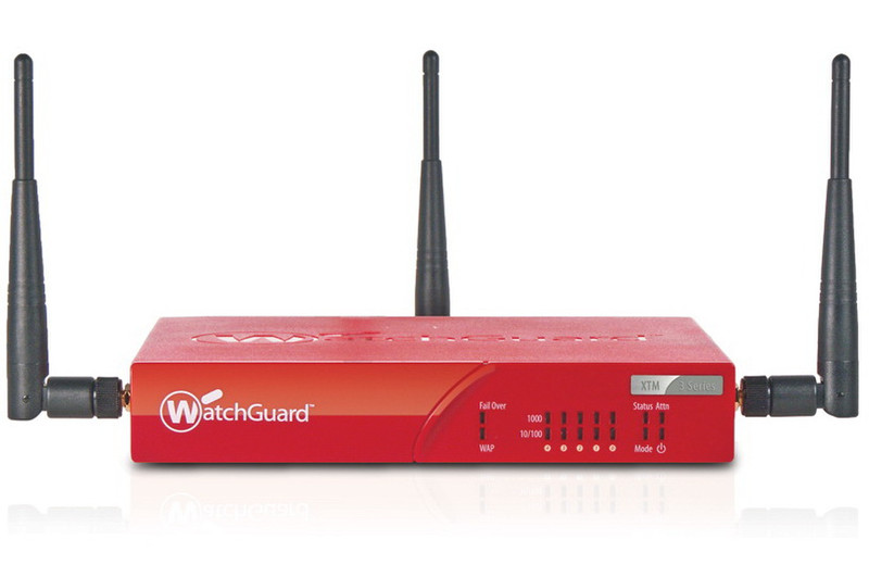 WatchGuard XTM 33-W & 3-Y LiveSecurity 850Mbit/s Firewall (Hardware)