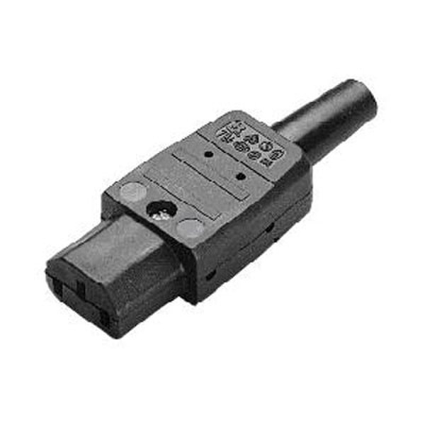Bachmann Outlet cord IEC320 C13 IEC320 C13 Black cable interface/gender adapter