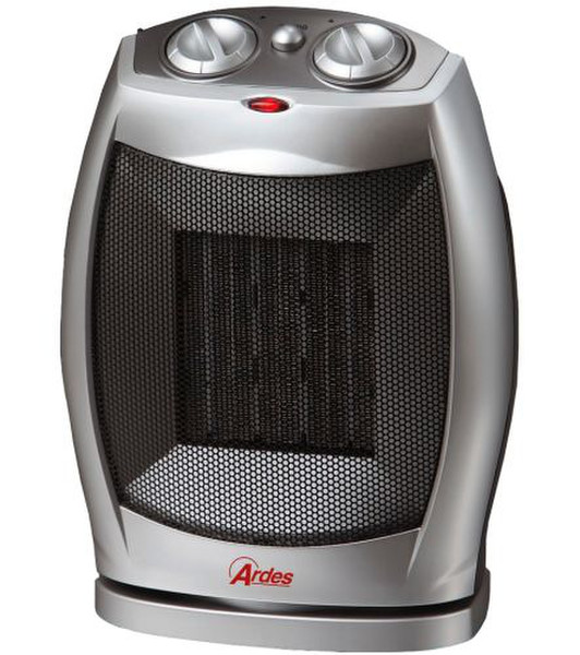 Ardes 480 Floor 1500W Silver fan electric space heater