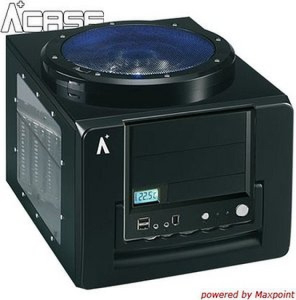 AplusCase CS-BLOCKBUSTER STORM Niederprofil (superflach) Schwarz Computer-Gehäuse