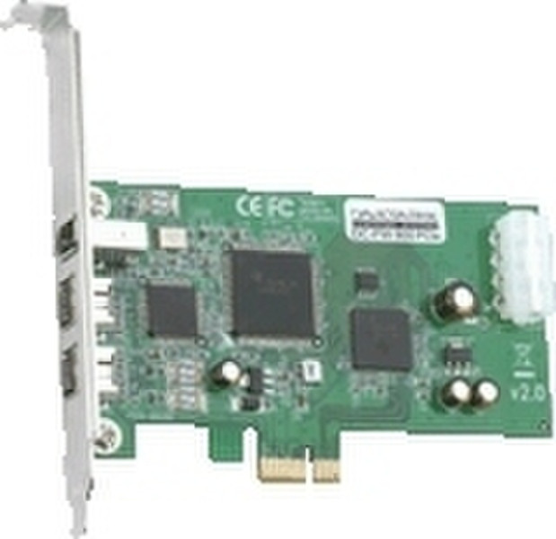 Dawicontrol DC-FW800 FireWire PCIe Hostadapter интерфейсная карта/адаптер