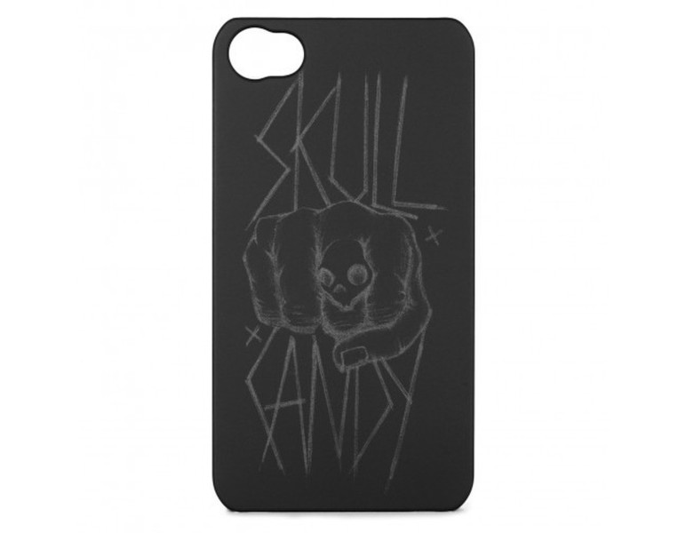 Skullcandy iPhone4/4S Snap-on Soft Touch Case PCHC Cover Black,Grey