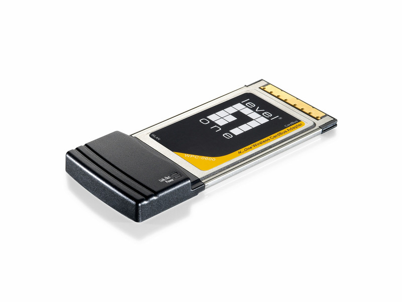 LevelOne 300Mbps Wireless CardBus Network Adapter