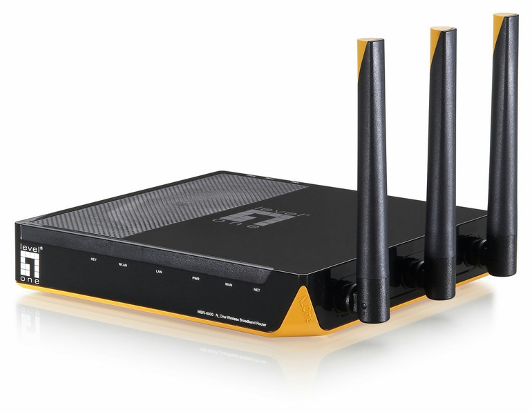 LevelOne WBR-6000 Black wireless router