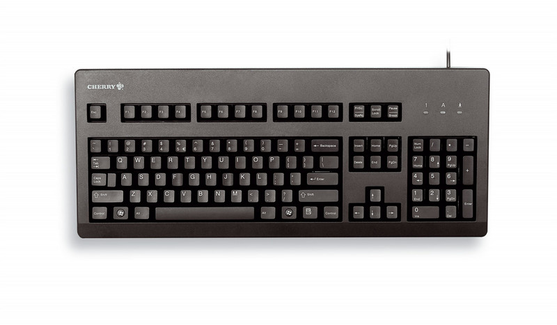 Cherry G80-3000 USB + PS/2 QWERTY Американский английский Черный клавиатура