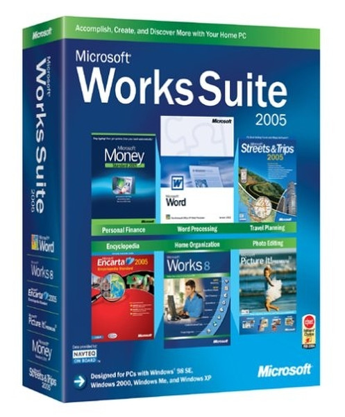 Microsoft Works Suite 2005, EN 3-Pk Englisch