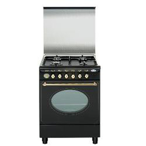 Glem Unica UA66VR2 Freestanding Gas hob A Black