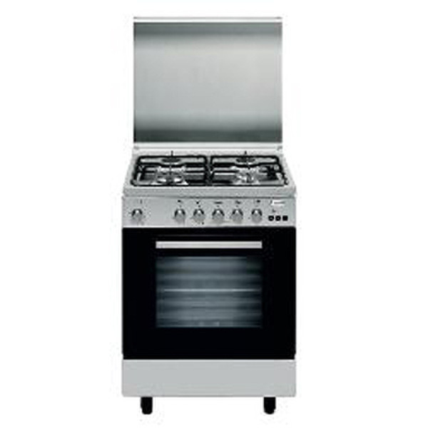 Glem Alpha A66AIF2 Freistehend Gas hob Edelstahl