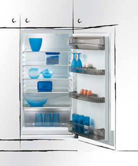 Baumatic BR18.1A Built-in 160L A+ White refrigerator