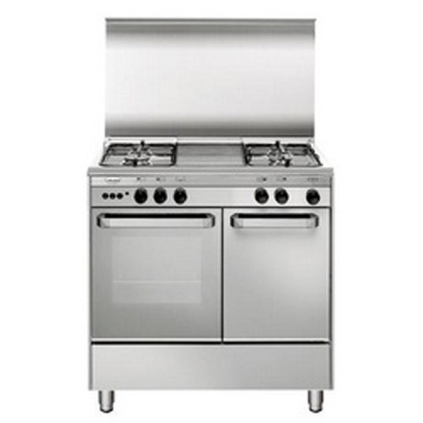 Glem Alpha AR85AIF Freistehend Gas hob Edelstahl