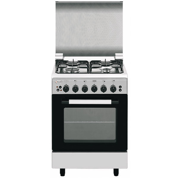 Glem Alpha A55RIF Freistehend Gas hob A Edelstahl