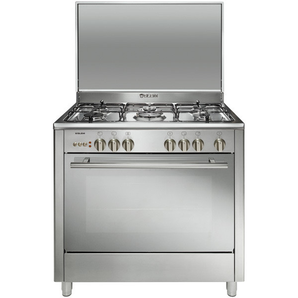 Glem Matrix M96GIF Freistehend Gas hob Edelstahl