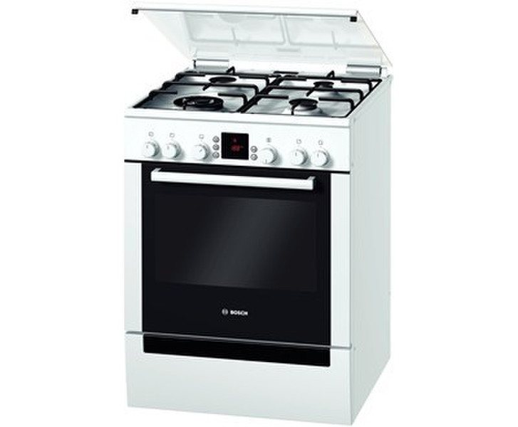 Bosch HGV74W220N Freistehend Gas hob A Weiß Küchenherd