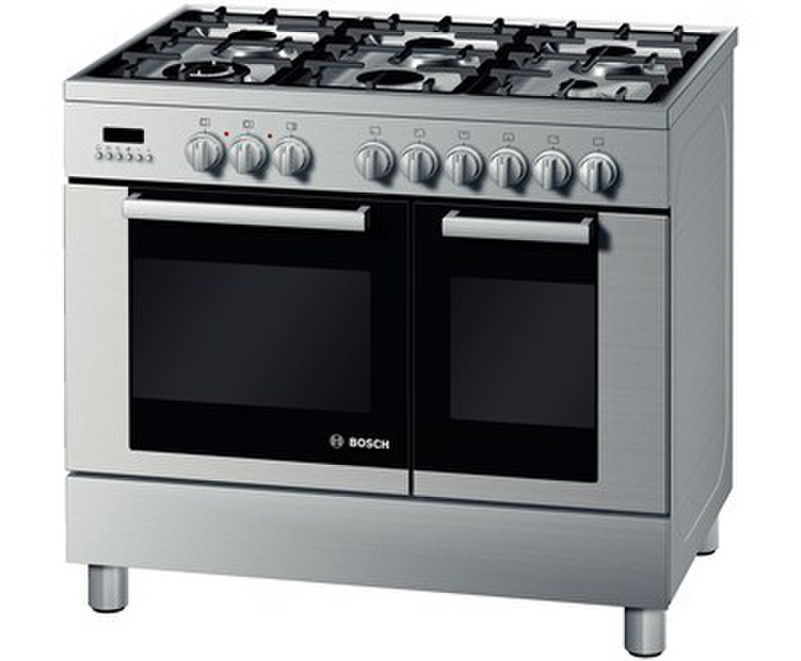 Bosch HSD776055N Freestanding Gas hob Stainless steel cooker