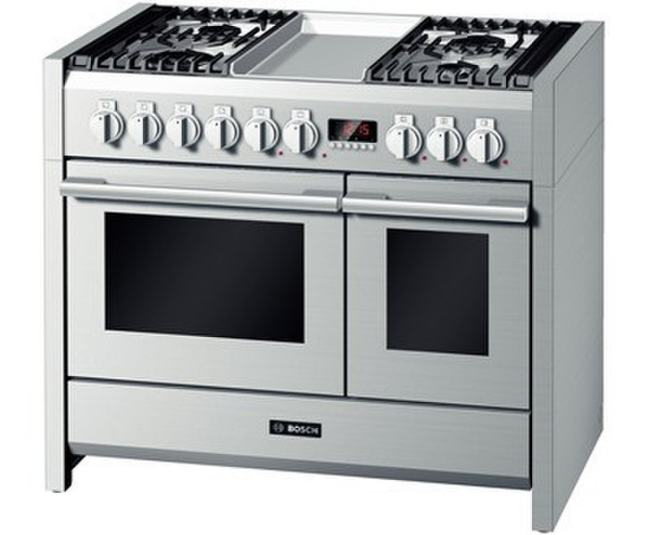 Bosch HSD785055N Freistehend Combi hob B Edelstahl Küchenherd