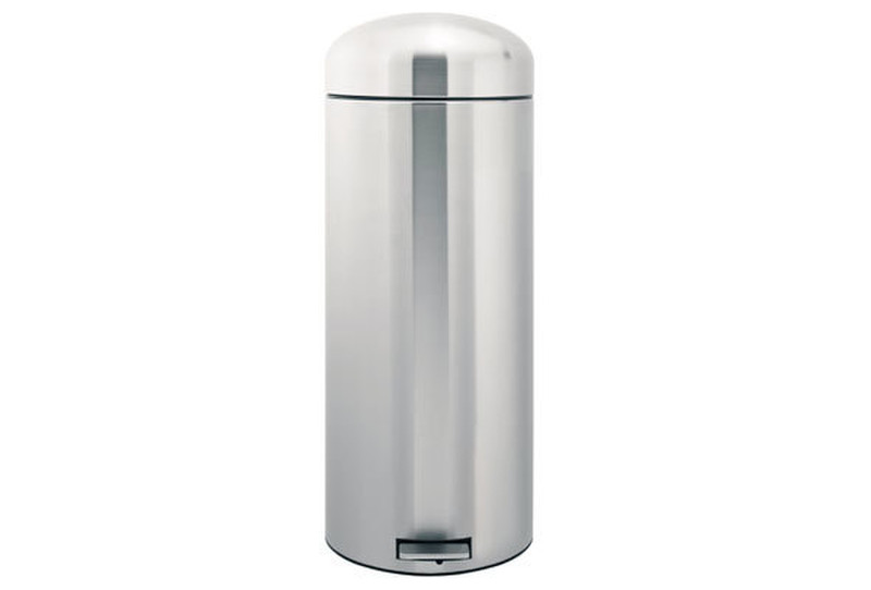 Brabantia Retro Pedal Bin 30L Brushed steel waste basket