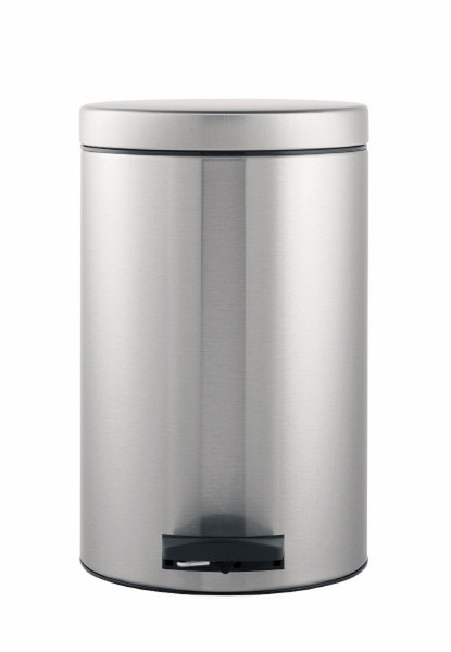 Brabantia Pedal Bin 12L Brushed steel waste basket