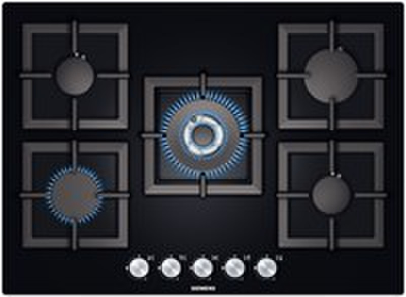 Siemens EP716QC21N Встроенный Газ Черный плита
