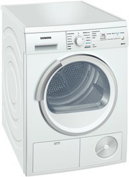 Siemens iQ500 freestanding Front-load 8kg B Silver,White