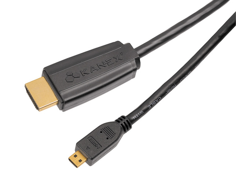 Kanex High Speed Micro HDMI Cable 1.8m Micro-HDMI HDMI Schwarz