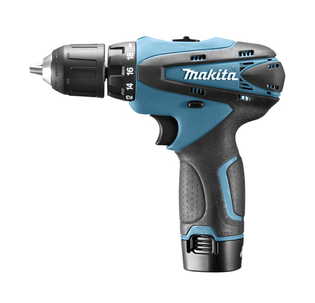 Makita DF330DWE Дрель с рукояткой пистолетного типа Литий-ионная (Li-Ion) 1.3А·ч 1000г аккумуляторная комби-дрель