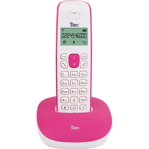 T.tec TD250 DECT Идентификация абонента (Caller ID) Розовый