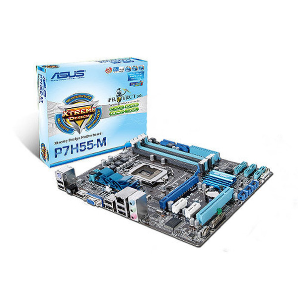 ASUS P7H55-M Intel H55 Socket H (LGA 1156) Микро ATX материнская плата