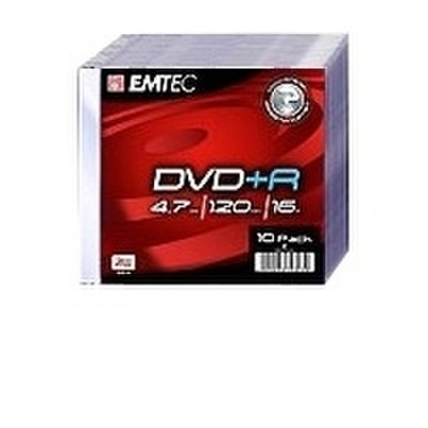 Emtec DVD+R 4.7GB 16x (10) 4.7ГБ DVD+R 10шт
