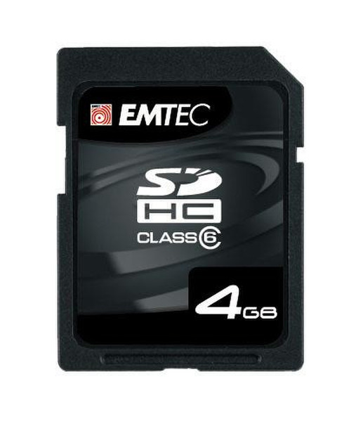 Emtec SD HC Card 4GB Class 6 4GB SDHC Speicherkarte
