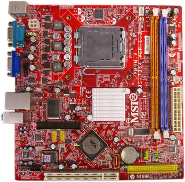 MSI PM9M-V VIA P4M900 Socket T (LGA 775) Micro ATX motherboard