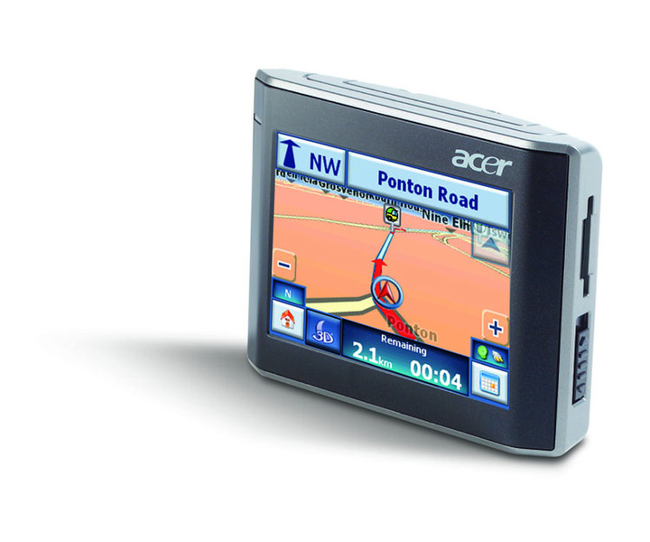Acer v200 - DACH + 512MB SD LCD 172g navigator