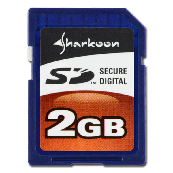 Sharkoon SD Memory Card 2GB 45X 2GB SD Speicherkarte