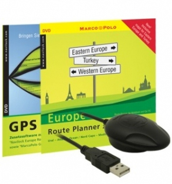 Tragant Navilock Bundle NL-302U + Europe Route Planner 2008 / GPS Pilot 20канала Черный GPS receiver module