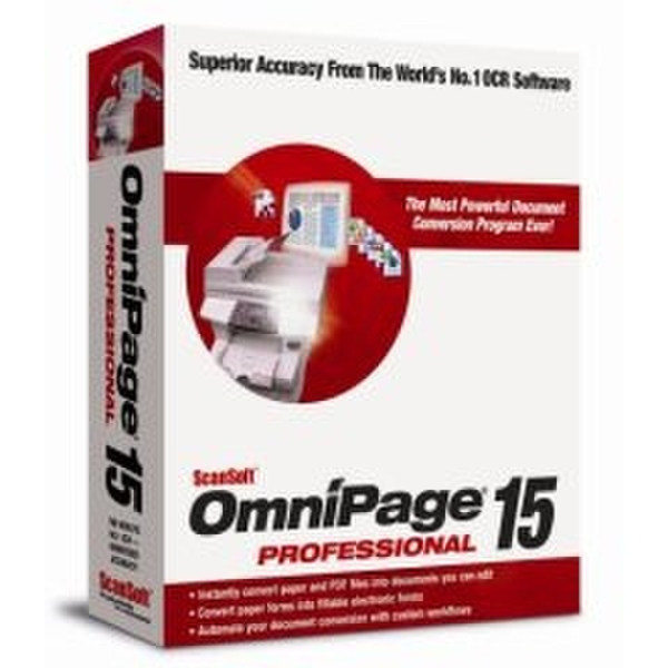 Nuance OmniPage Pro 15 CrossUpgrade CD