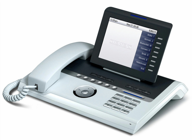 Unify OpenStage 60 VoIP phone SIP Anrufer-Identifikation Blau
