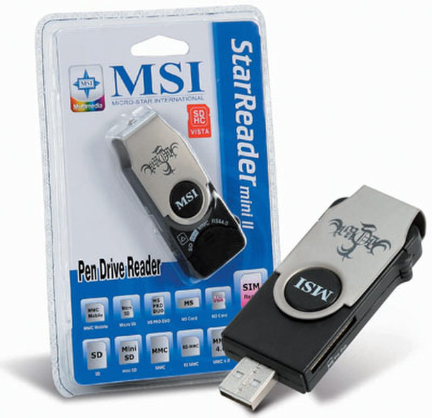 MSI StarReader mini II 32 in 1 card reader