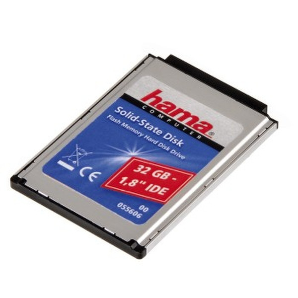 Hama Solid-State Disk (SSD) Flash Memory Hard Disk Drive, 32 GB, 1.8