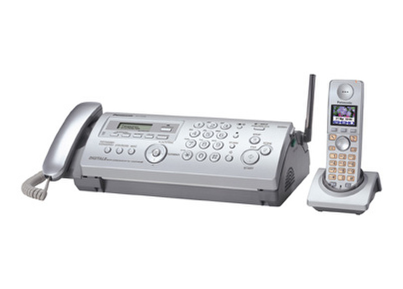 Panasonic KX-FC255 Fax + DECT Thermodruck 9.6Kbit/s Silber Faxgerät