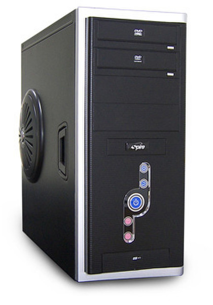 Spire SP-7062B Swirl Midi-Tower Black computer case