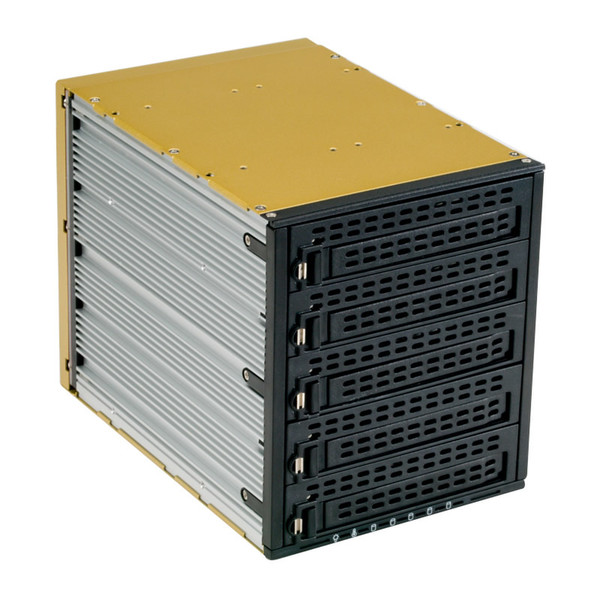 Fantec SNT-BS3051-1 Tower Черный, Желтый дисковая система хранения данных