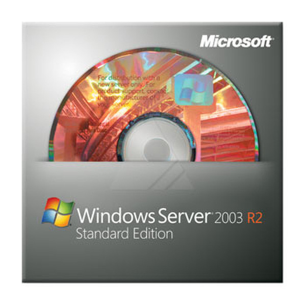 Microsoft Windows Server 2003 R2 Standard Edition, SP2, 5 user, OEM