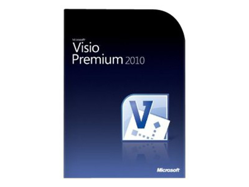 Microsoft Visio Premium 2010, SP1, x32/64, DVD, DEU