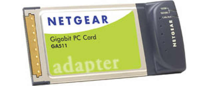 Netgear Gigabit PC Card Internal 1000Mbit/s networking card